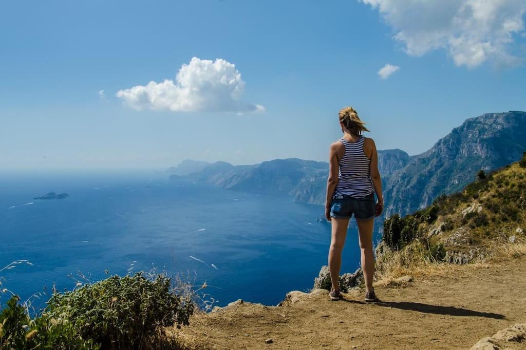 Amalfi Coast, Positano, Sorrento, Capri, Garden, Villa Carcara Colli di Fontanelle Buitenkant foto
