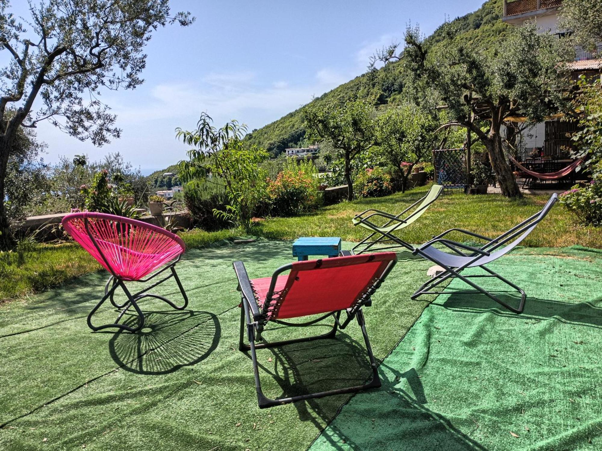 Amalfi Coast, Positano, Sorrento, Capri, Garden, Villa Carcara Colli di Fontanelle Buitenkant foto
