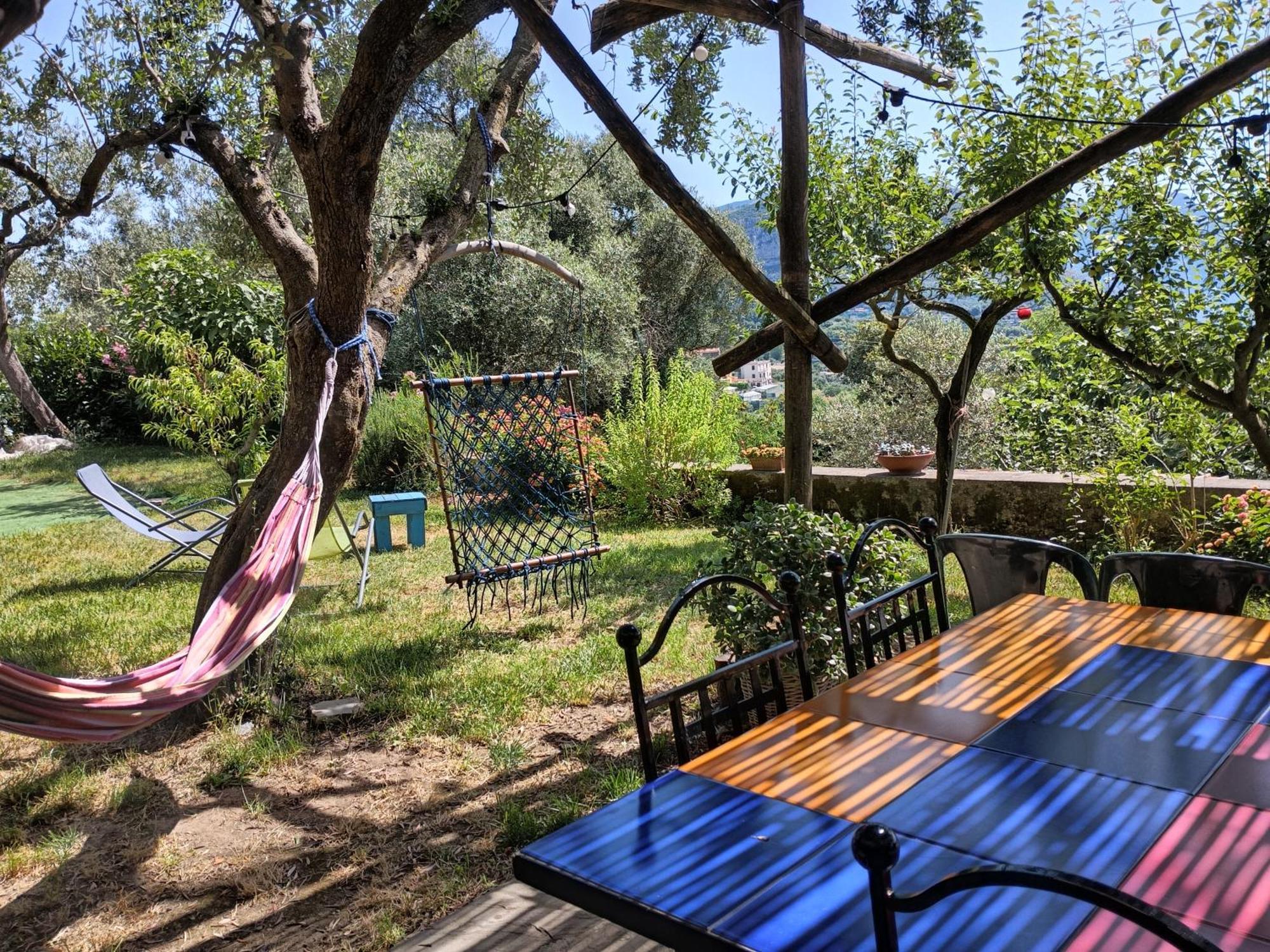 Amalfi Coast, Positano, Sorrento, Capri, Garden, Villa Carcara Colli di Fontanelle Buitenkant foto
